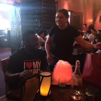 Barbacoa Grill - Birthday boy got a lit up cotton candy dessert. - Steakhouses Near Me - Boise, Idaho