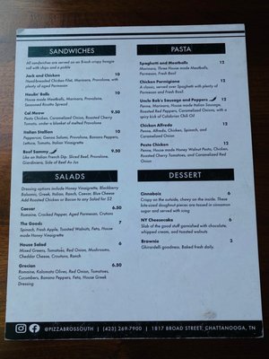 Menu photo 3 Pizza Bros Chattanooga, TN