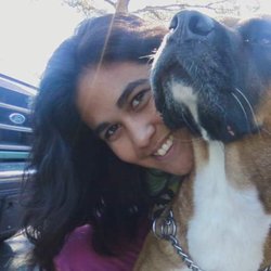 This is just a picture of me and my old dog before she passed away