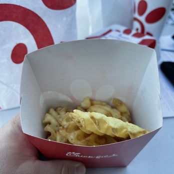 Chick-fil-A - What is this?? This isn't a Large fry.  Not even a medium. - Fast Food Near Me - Fairfield, California