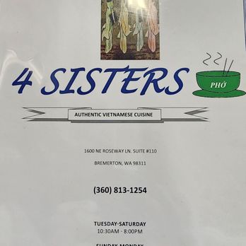 4 Sisters - (4/29/26) - Vietnamese Near Me - Bremerton, Washington