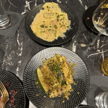 Tanner’s Wine Bar - Brisket stuffed ravioli (trust the chef) and baked zucchini - Tapas/Small Plates Near Me - Burlington, North Carolina Tanner’s Wine Bar - Brisket stuffed ravioli (trust the chef) and baked zucchini - Tapas/Small Plates Near Me - Burlington, North Carolina