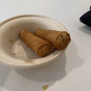 A Noodle Story - 2 of the 4 egg rolls. - Noodles Near Me - Temecula, California