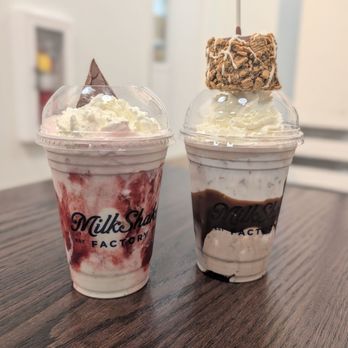 MilkShake Factory Nora - Raspberry Creme on the right, S'mores on the left - Chocolatiers & Shops Near Me - Nora, Indiana MilkShake Factory Nora - Raspberry Creme on the right, S'mores on the left - Chocolatiers & Shops Near Me - Nora, Indiana