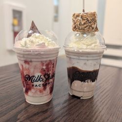 MilkShake Factory Nora - Raspberry Creme on the right, S'mores on the left