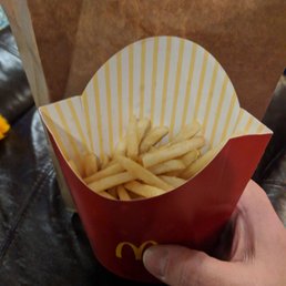 Large fries, not exactly