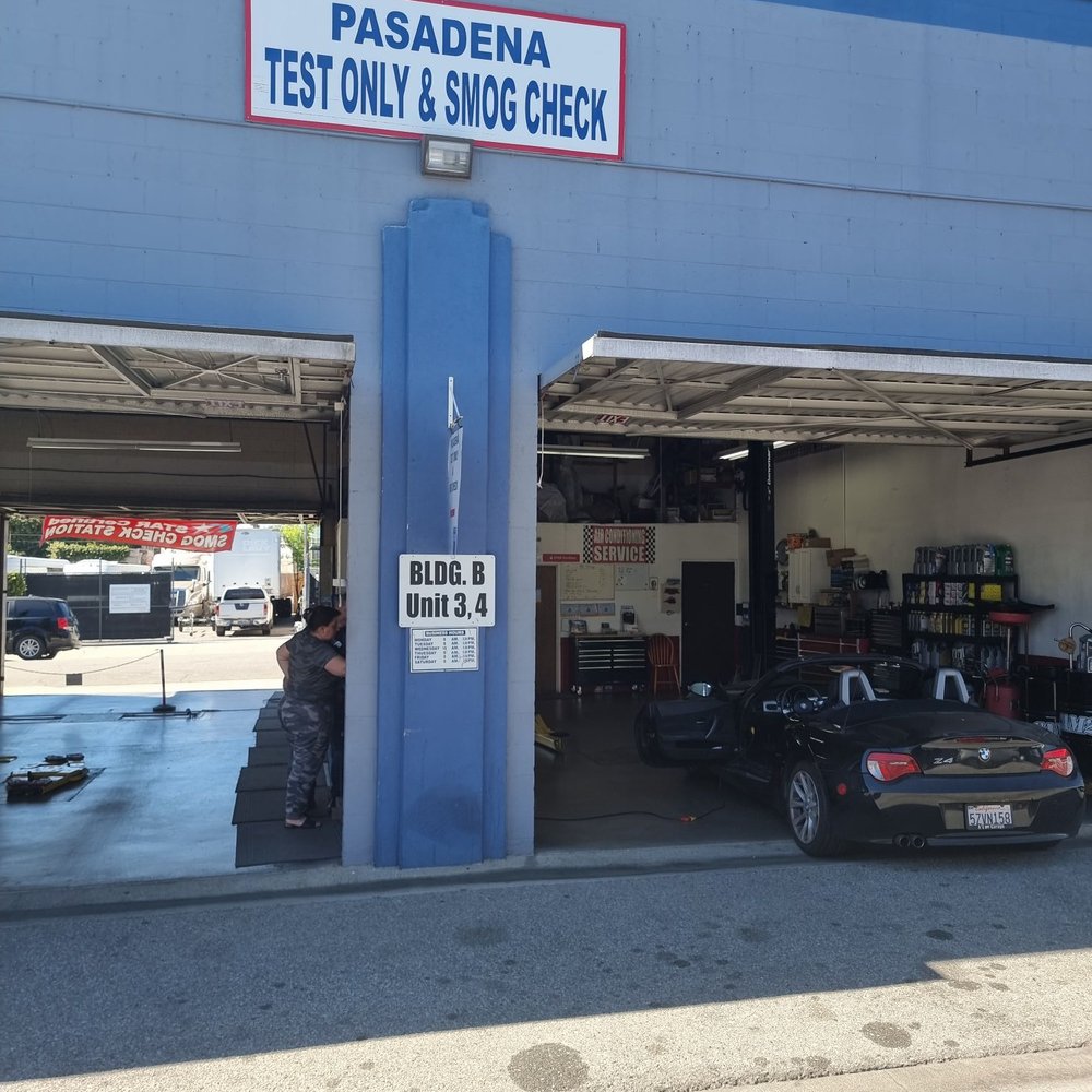 Pasadena Test Only & Smog Check - My car getting smogged - Smog Check Stations Near Me - Pasadena, California