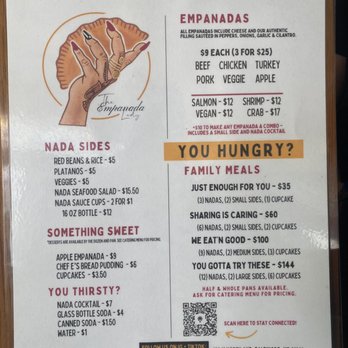 The Empanada Lady - Menu - Empanadas Near Me - Baltimore, Maryland The Empanada Lady - Menu - Empanadas Near Me - Baltimore, Maryland