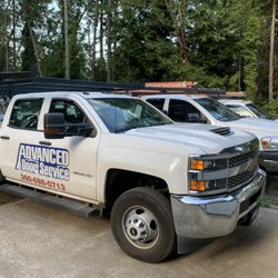 Advanced Door Service - Some of our fleet trucks.