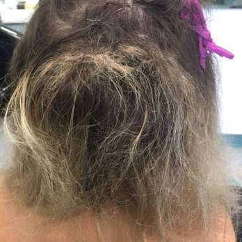Nicole Rose Salon - MY hair was matted and sewed to the extensions then beads were put in at nicole rose, this is my hair after basically one BIG DREAD LOCK. - Hair Salons Near Me - Manhasset, New York