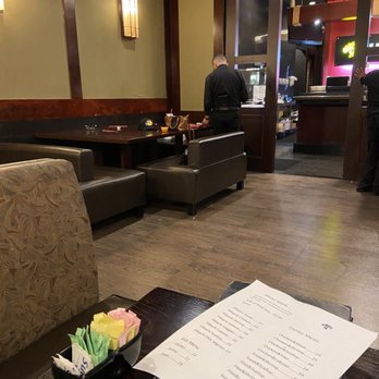 Hayashi Hibachi - Worker using this customer table for their personal belongings - Japanese Near Me - McAllen, Texas Hayashi Hibachi - Worker using this customer table for their personal belongings - Japanese Near Me - McAllen, Texas