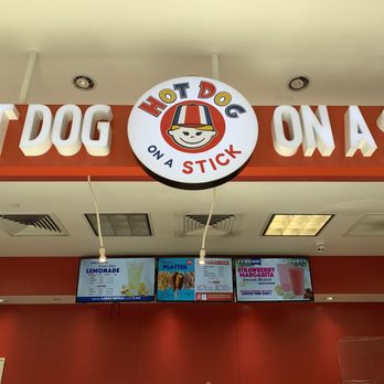 Hot Dog on a Stick - Sign & Menu. - Fast Food Near Me - Cerritos, California