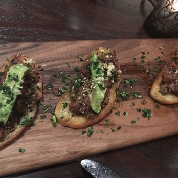 Varia - Olive & avocado brushetta - Italian Near Me - Norfolk, Virginia Varia - Olive & avocado brushetta - Italian Near Me - Norfolk, Virginia