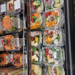 Target - Lots of salad choices available
