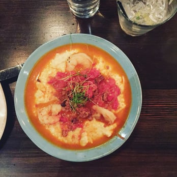 Tela Bar and Kitchen - Cheese soup (shrimp and grits) - Gastropubs Near Me - Cincinnati, Ohio Tela Bar and Kitchen - Cheese soup (shrimp and grits) - Gastropubs Near Me - Cincinnati, Ohio