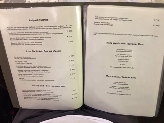 Menu photo 5 Osteria Del Gusto Siena, SI Menu photo 5 Osteria Del Gusto Siena, SI
