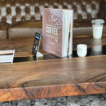 Restoration Roastery - Sat here to enjoy my tea - Bakeries Near Me - Columbus, Ohio