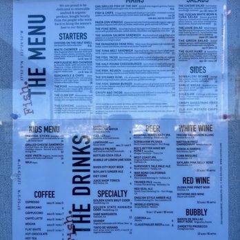 Fish - Menu as of 1/2025 - Seafood Near Me - Sausalito, California Fish - Menu as of 1/2025 - Seafood Near Me - Sausalito, California