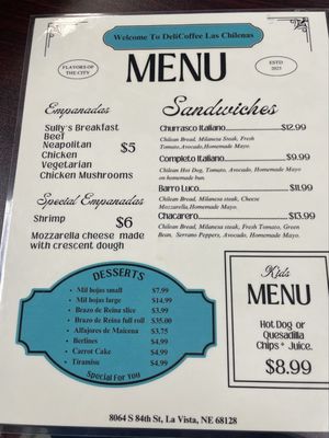 Menu photo 5 Las Chilenas La Vista, NE Menu photo 5 Las Chilenas La Vista, NE