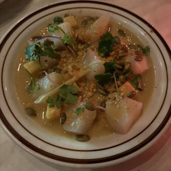 Sao - scallop cold dish - Seafood Near Me - Philadelphia, Pennsylvania Sao - scallop cold dish - Seafood Near Me - Philadelphia, Pennsylvania