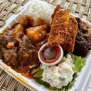 Mark's Place - Marks Mix Plate - Hawaiian Near Me - Lihue, Hawaii Mark's Place - Marks Mix Plate - Hawaiian Near Me - Lihue, Hawaii