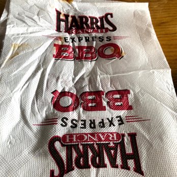 Harris BBQ - Napkins - Barbeque Near Me - Coalinga, California Harris BBQ - Napkins - Barbeque Near Me - Coalinga, California