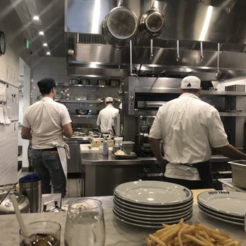 Petit Trois - Fast, efficient and beautifully clean kitchen! - French Near Me - Sherman Oaks, California