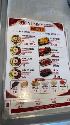 Menu photo 2 Yummy Express Westminster, CA