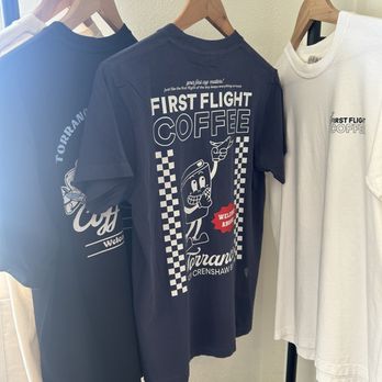 First Flight Coffee - 6/30/26 I like the navy blue shirt - Coffee & Tea Near Me - Torrance, California First Flight Coffee - 6/30/26 I like the navy blue shirt - Coffee & Tea Near Me - Torrance, California