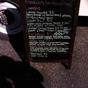 East Coast Joe's - a menu for lunch - Food Trucks Near Me