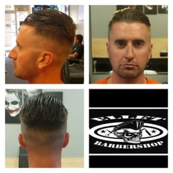 The Devil Strip Barber - Low skim fade slick back
