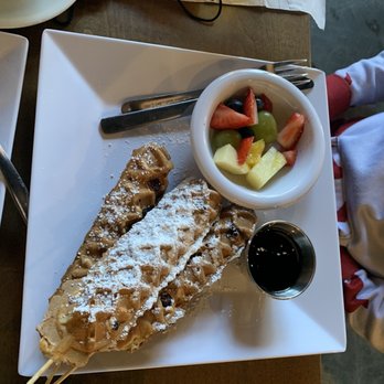 The Nest Cafe - Lolly Waffles and fresh fruit. - Coffee & Tea Near Me - Alpharetta, Georgia