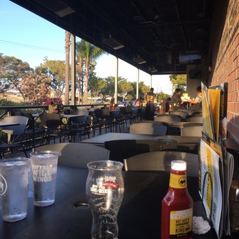 Buffalo Wild Wings - The grouchy hostess didn't want us to sit outside because it was reserved. After an hour it was still pretty empty. - Chicken Wings Near Me - Carson, California