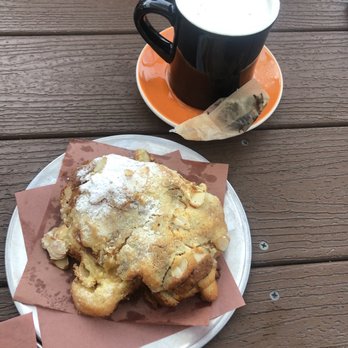Slowpokes - almond croissant with filling, Earl Grey tea with cream & lavender syrup; delightfully gratifying - Coffee & Tea Near Me - Houston, Texas Slowpokes - almond croissant with filling, Earl Grey tea with cream & lavender syrup; delightfully gratifying - Coffee & Tea Near Me - Houston, Texas