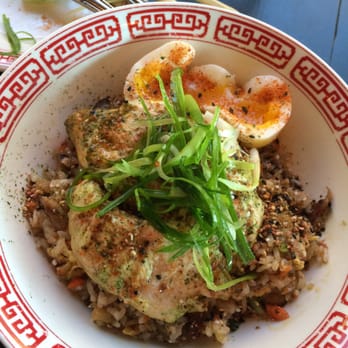 The Clever Koi - Friedrice with Lemon Chicken and Duck. Soooo good!! An egg too just because i can ;) - Asian Fusion Near Me - Phoenix, Arizona The Clever Koi - Friedrice with Lemon Chicken and Duck. Soooo good!! An egg too just because i can ;) - Asian Fusion Near Me - Phoenix, Arizona