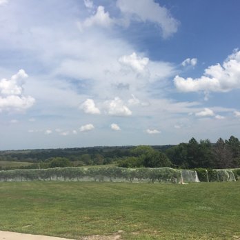 WindCrest Winery - a view of the vineyard from the patio - Wineries Near Me - Raymond, Nebraska