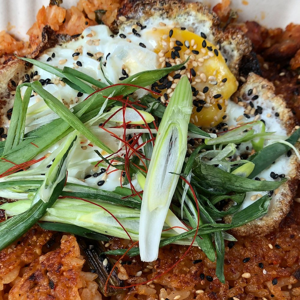 Miss Kim - Kimchi fried rice is extra crispy, but I still prefer my homemade version. - Korean Near Me - Ann Arbor, Michigan Miss Kim - Kimchi fried rice is extra crispy, but I still prefer my homemade version. - Korean Near Me - Ann Arbor, Michigan