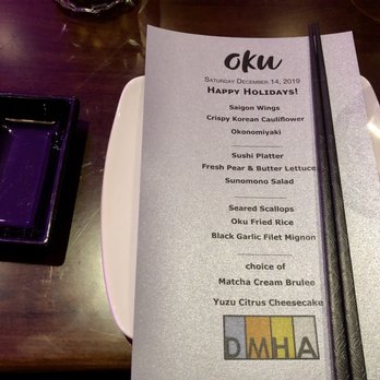 Oku - Holiday Party menu - Sushi Bars Near Me - Santa Barbara, California Oku - Holiday Party menu - Sushi Bars Near Me - Santa Barbara, California
