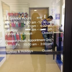 US Post Office - Their hours are unusual so check before heading over.