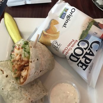 Cornerstone Pub - Buffalo chicken wrap. Not on the menu but they don't mind. :) - New American Near Me - Exeter, Rhode Island