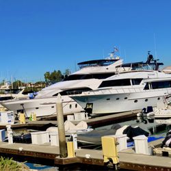 Glorietta Bay Park - Yachts: 'LaLaLand' and 'White Lotus'  ...I'm guessing these are owned by entertainment industry people
