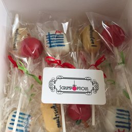 School themed cake pops School themed cake pops
