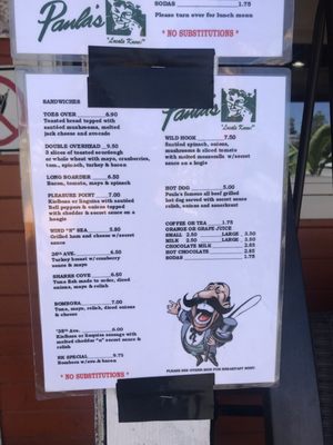 Menu photo 3 Paula's Santa Cruz, CA