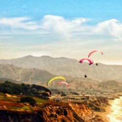 High Wind Paragliding - San Francisco Bay Area - The crew at Mussel