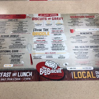 The Big Biscuit - Menu - Breakfast & Brunch Near Me - Mission, Kansas