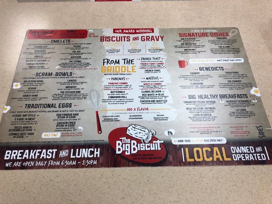 Menu photo 7 The Big Biscuit Mission, KS