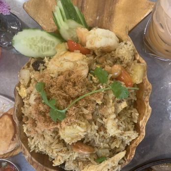 Sense of Thai - Pineapple Fried Rice - Thai Near Me - Chantilly, Virginia Sense of Thai - Pineapple Fried Rice - Thai Near Me - Chantilly, Virginia