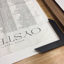 2 For 1 Frame Store - Deciding how to frame.