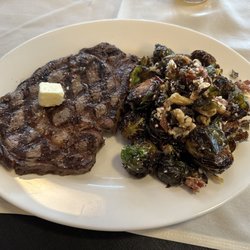 Juliet's Tavern - Ribeye steak was definitely "meh". Not worth $38.00  But the crispy brussel sprouts were amazing. Best I've ever had.