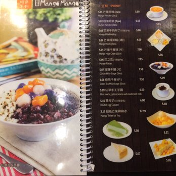 Mango Mango Dessert - menu - Desserts Near Me - Plano, Texas